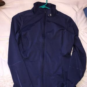 Blue under armor jacket